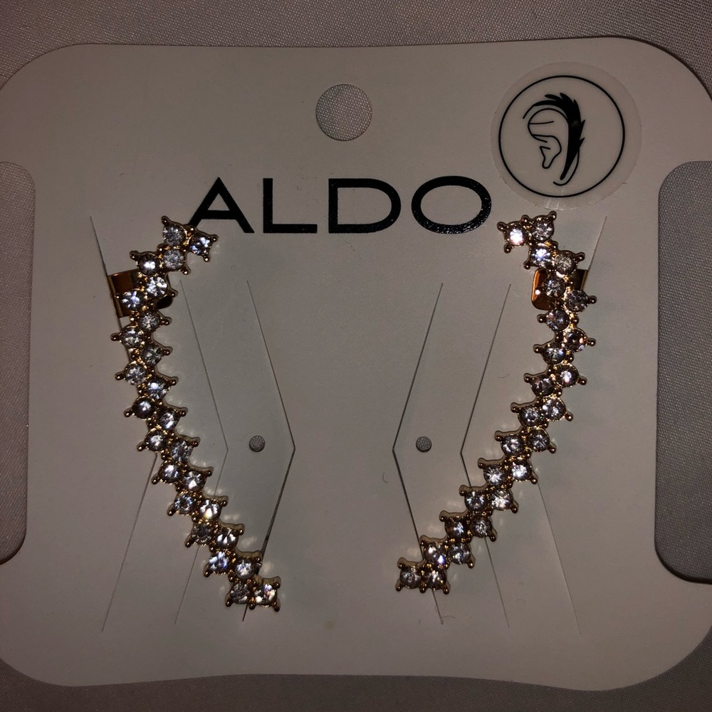Aldo Diamond Cuff Earrings